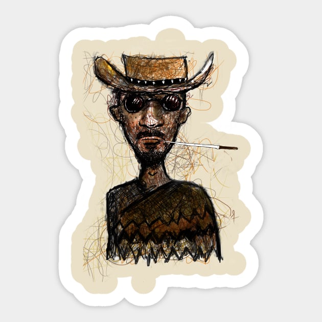 I like the way you die, Boy Sticker by wakkala